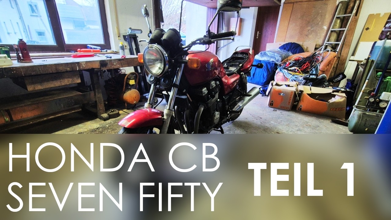 Honda CB SevenFifty - Revision Teil 1 - Vorstellung & Heck Demontage