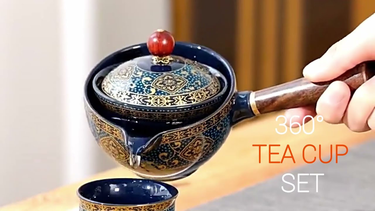 Vintage 360&deg; Tea Cup Set - Enjoy Tea In A New Yet Traditional Way