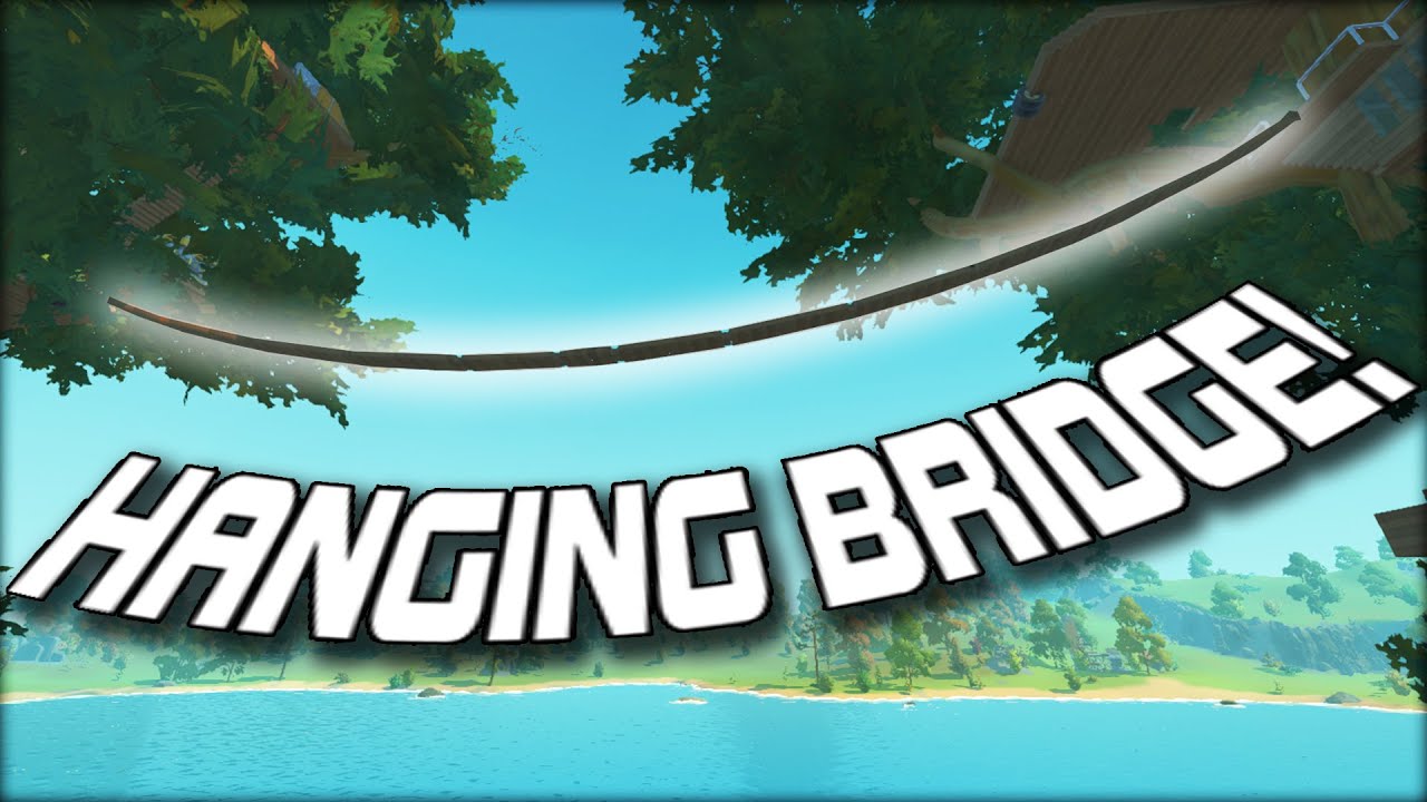 We Built a Hanging Bridge Between Our Two Tree Forts! (Scrap Mechanic Co-op Ep. 48)