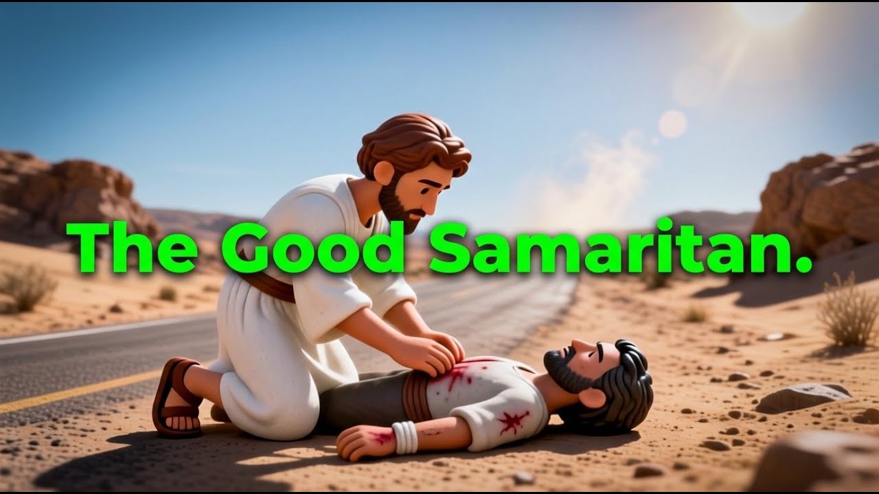 No One Helped Him… Until a Samaritan Stopped ❤️ | The Parable of the Good Samaritan