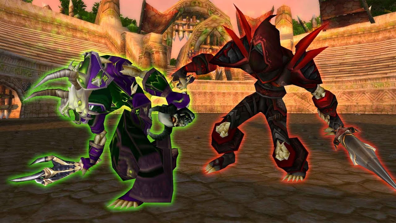I HATE ROGUES!! Warlock vs Rogue Classic Vanilla Duels