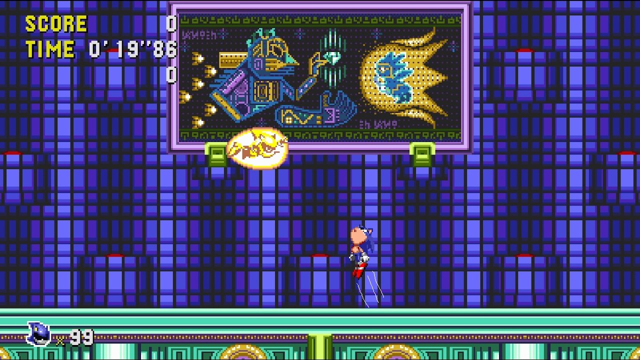 Playing sonic 3 air mod (not complete gameplay)
