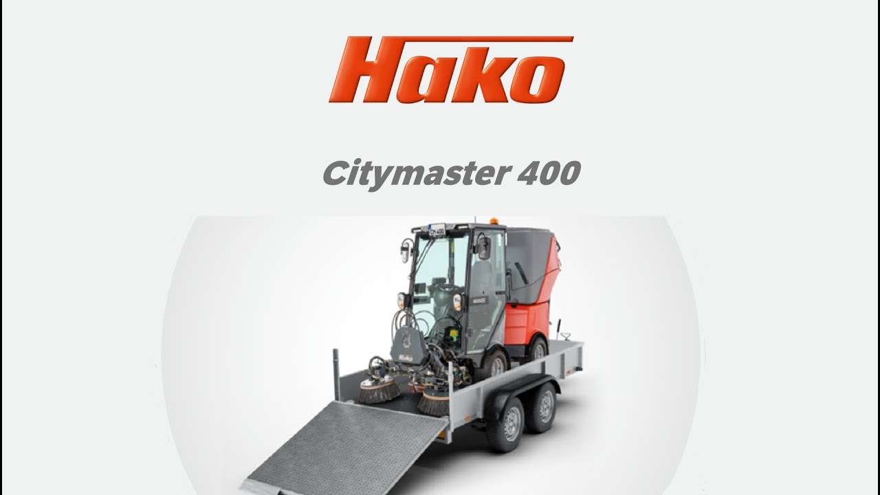Varredeira Municipal - Citymaster 400 Hako