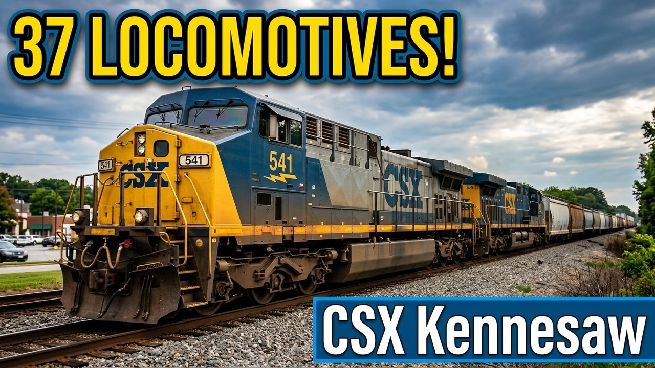 The Ultimate Locomotive Showcase: 37 Trains in 4 Minutes