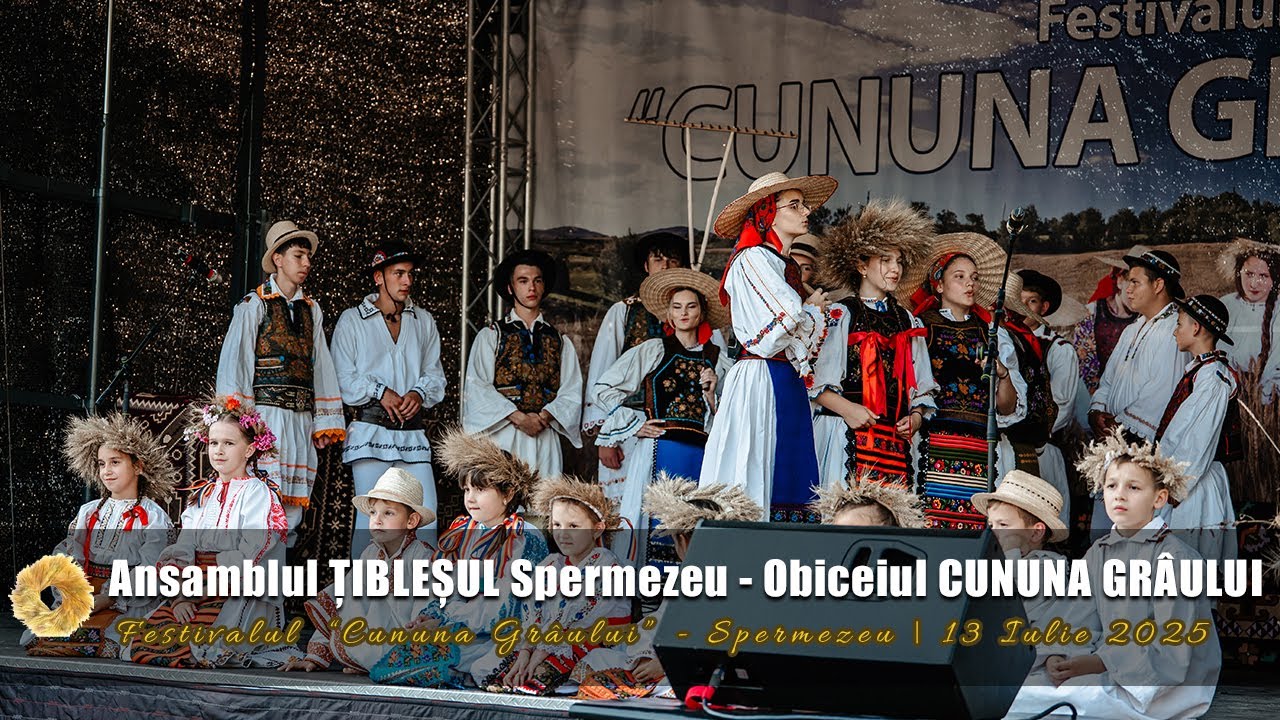 Ansamblul ȚIBLEȘUL Spermezeu - Obiceiul CUNUNA GRÂULUI
