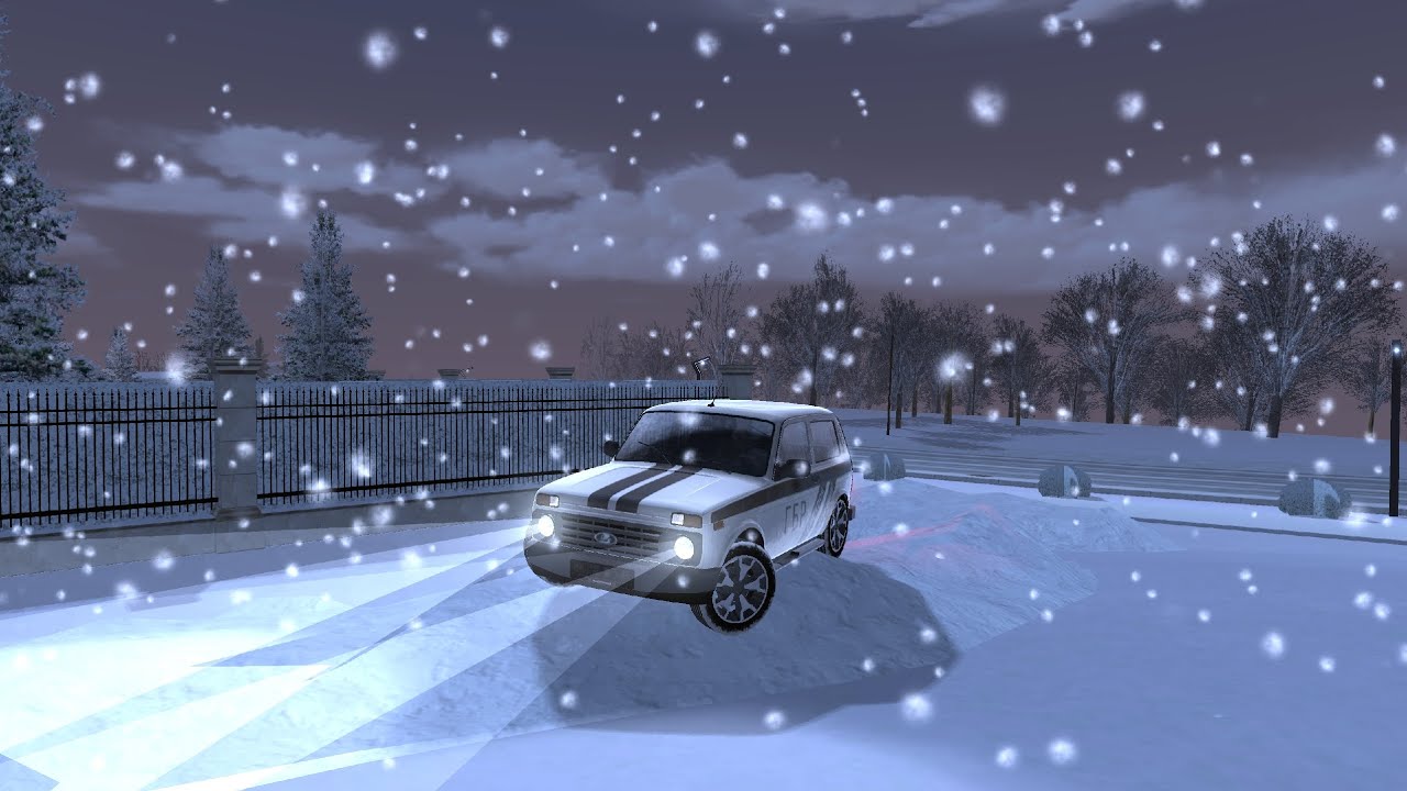 Реальная жизнь Горбатый он ездил на сугроы на автомобиле Niva Urban ГБР