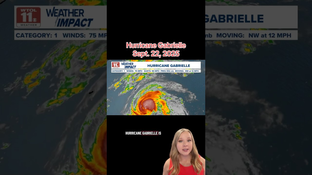 #Hurricane Gabrielle intensifies to Cat 3 &mdash; dangerous surf for East Coast & Bermuda #weather