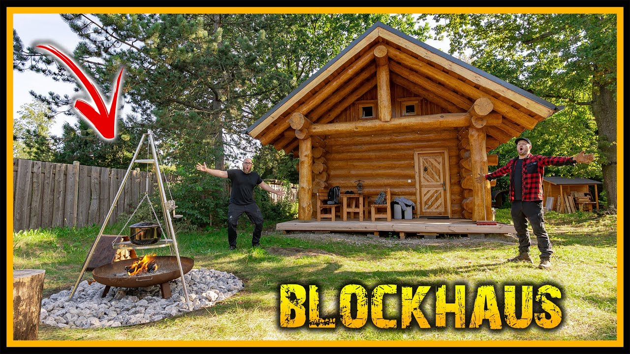 Ein Stück FREIHEIT entsteht: Wir bauen unsere OUTDOORKITCHEN & werkeln am BLOCKHAUS🌲Naturensöhne