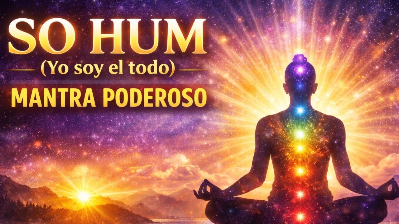 SO HUM (YO SOY) 🧘‍♂️ Mantra de Alta Vibración | Reprogramación Mental, Paz Interior 