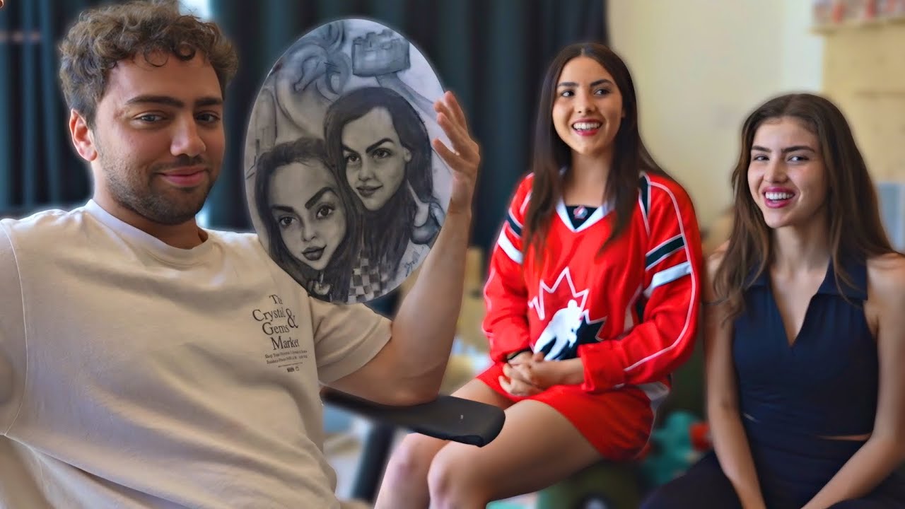 Botez Sisters Give Gifts to Mizkif & Hang Out
