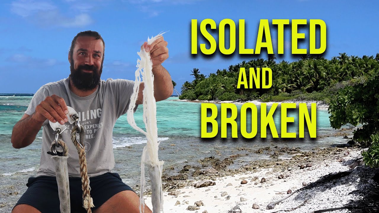 Hanging By a Thread in 45 Knot Winds - Anchored for a Storm in the Cook Islands - Episode 127
