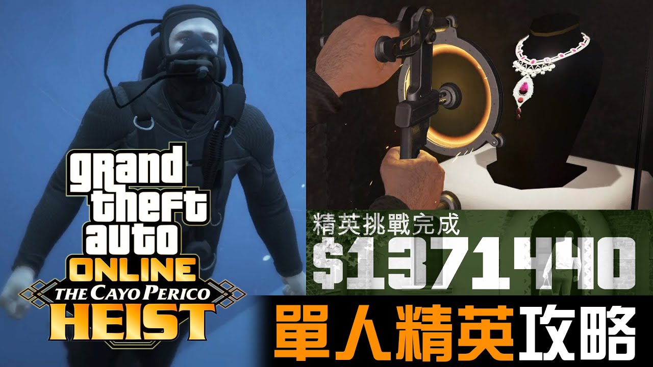 【單人精英攻略】GTA Online DLC「佩里克島搶劫」最終階段 (戰術載具：科薩卡)