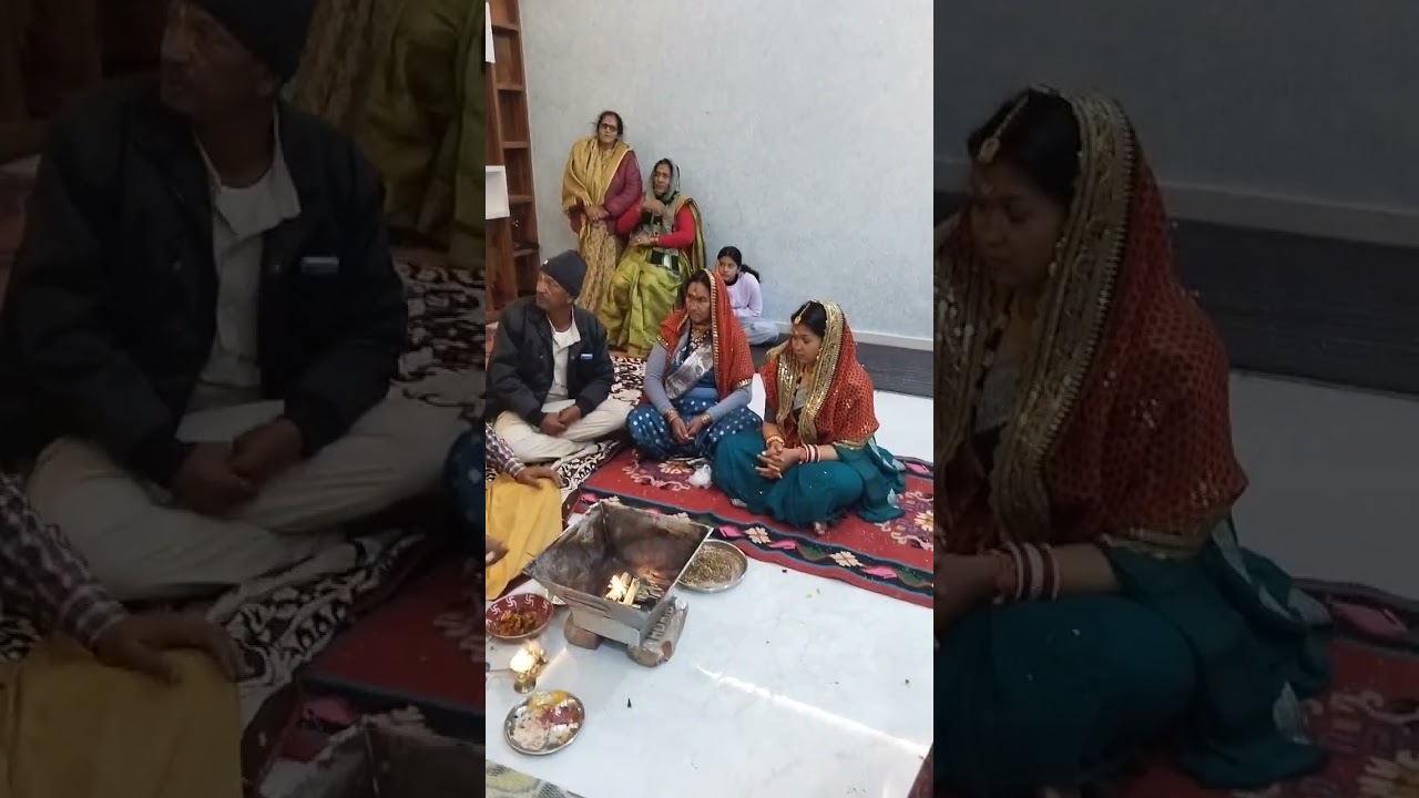 Devrani ke ghar Satyanarayan Ki Katha mein#minivlog #shortsviral 
