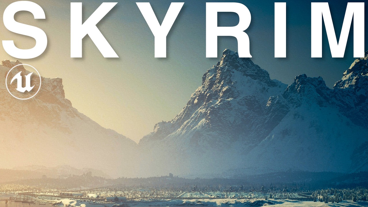 The True (Lore-Accurate) Scale of Skyrim in UNREAL ENGINE 5! [4K]