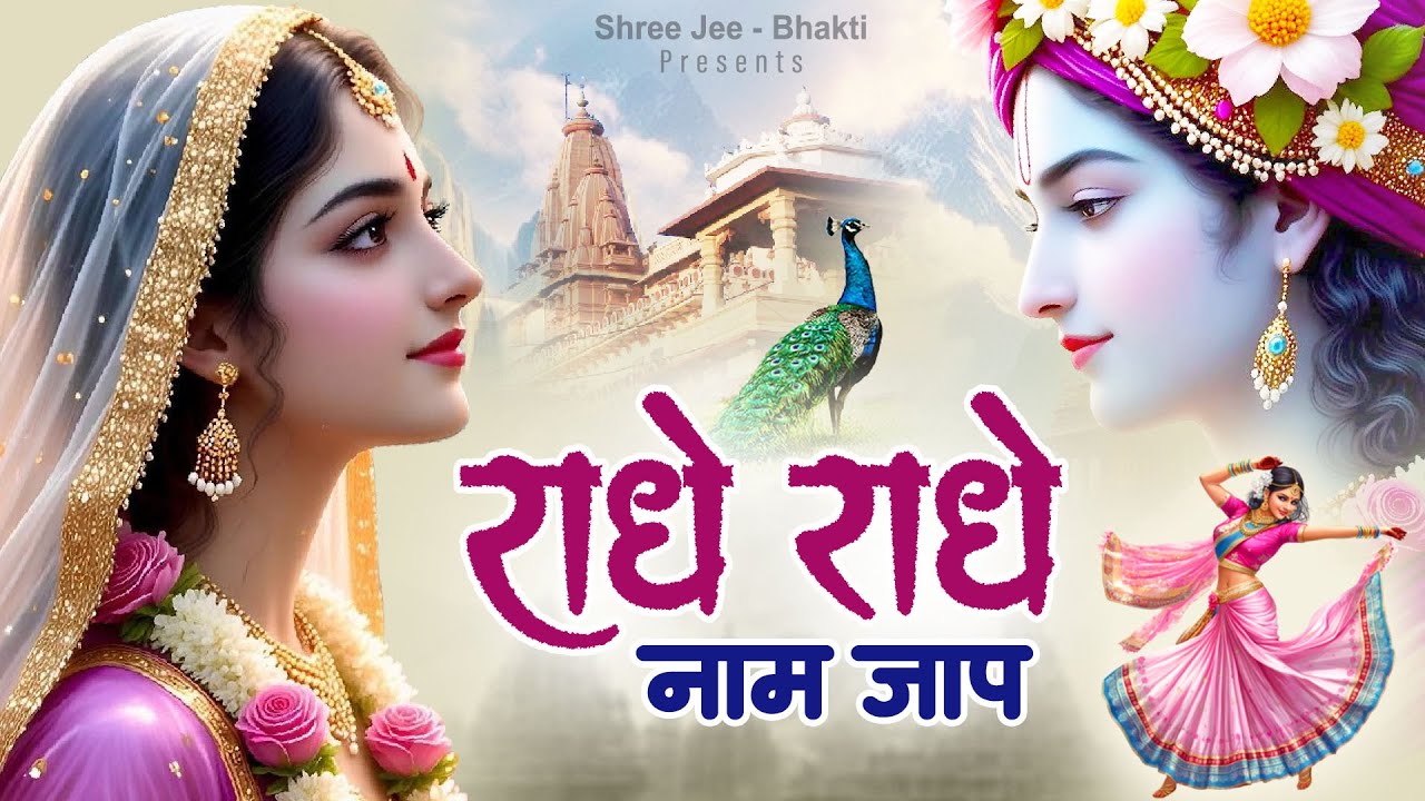 अखंड श्री राधा नाम जप 11000 Baar Shri Radha Naam Jaap 11000 Times Radha Naam Dhun | Braj Dham Dhun