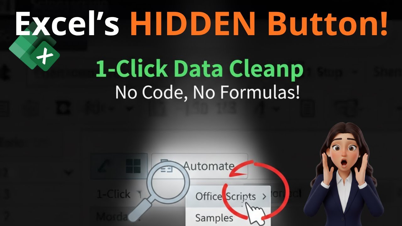 Excel&rsquo;s Hidden Automation Button (Office Scripts. No Coding!) 😱