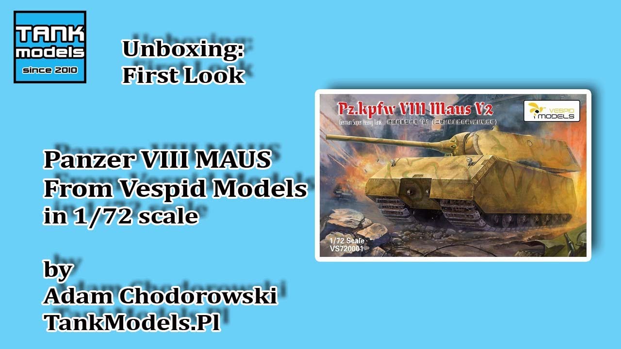 Unboxing #38 - Panzer VIII Maus - Vespid Models 720001