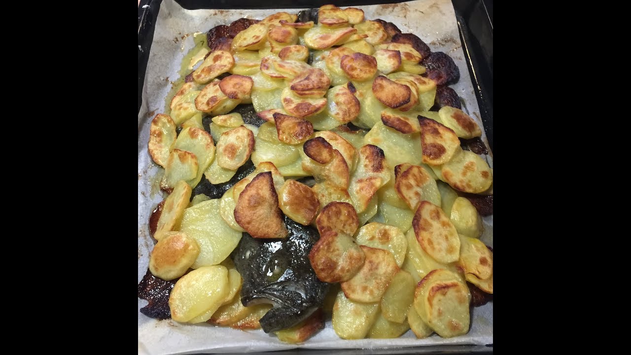 rombo in crosta di patate croccanti, ecco il trucco - turbot fish in a potato crust