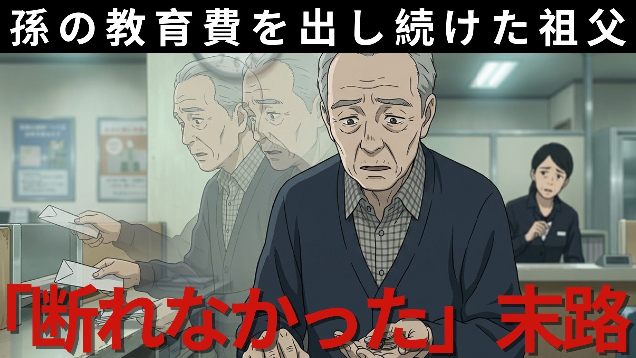 【漫画】孫の教育費を出し続けた祖父の末路...「断れなかった」が招いた悲劇