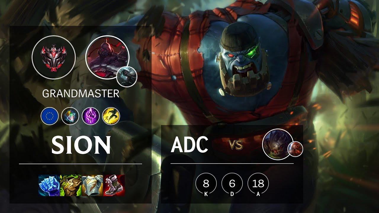 Sion ADC vs Kog'Maw - EUW Grandmaster Patch 11.11