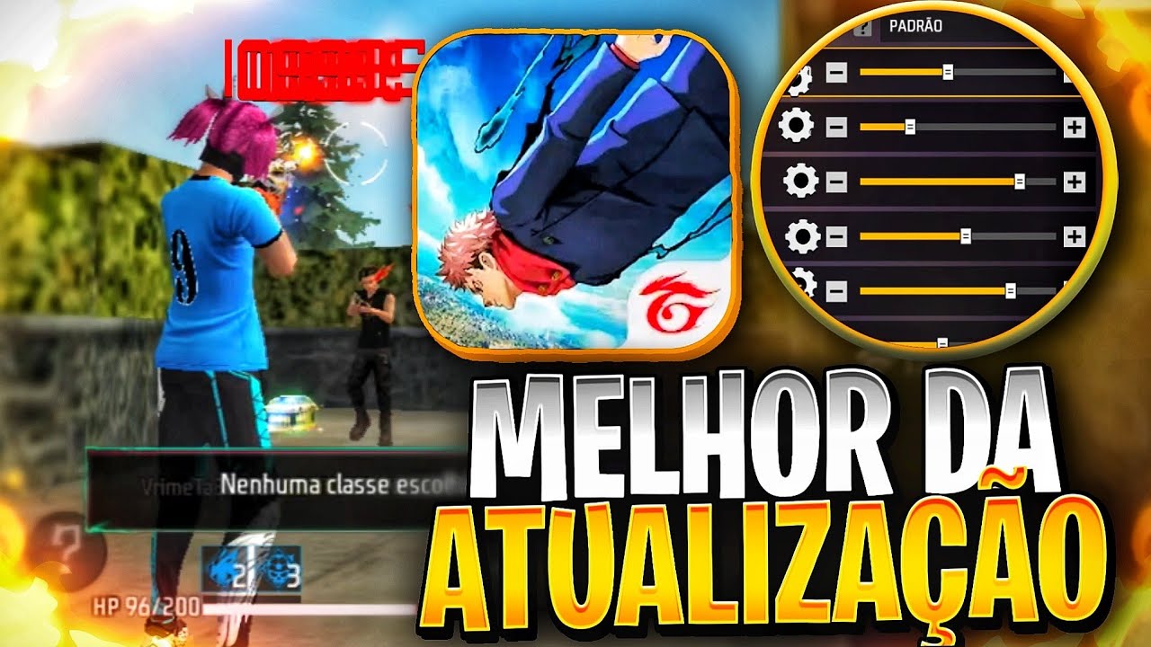 DEPOIS DA ATUALIZAÇÃO!🔥 A MELHOR SENSIBILIDADE para SUBIR CAPA na NOVA ATUALIZAÇÃO do FREE FIRE!