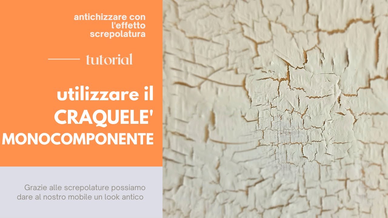 Craquele' effetto screpolato con la magica Vintage Paint