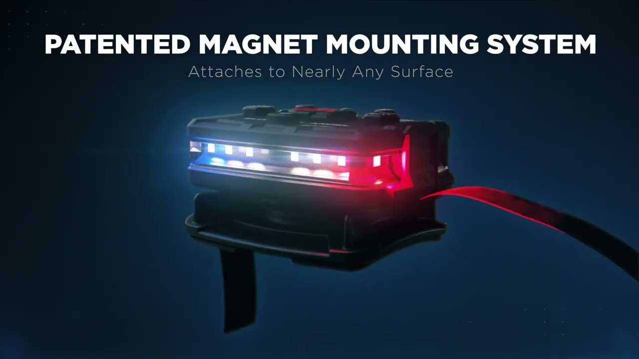 Guardian Angel Elite Red/Blue Wearable Safety Police Light
