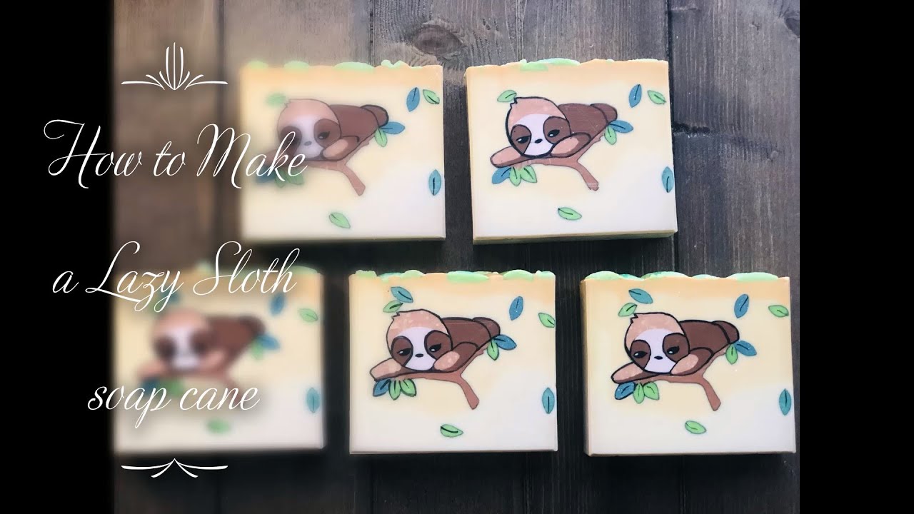 A&B Soap - How to Make a Lazy Sloth in Soap!
