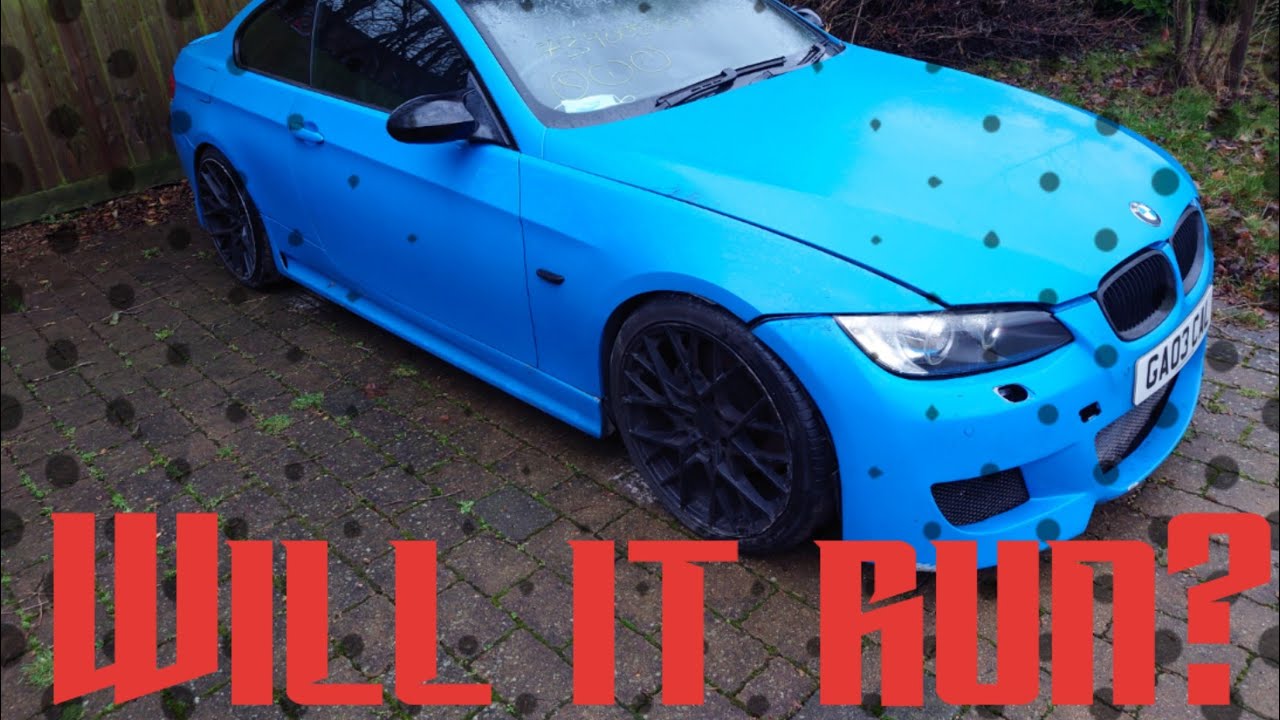 Modified Flood damaged Salvage Bmw e92 335d, Will it live on?