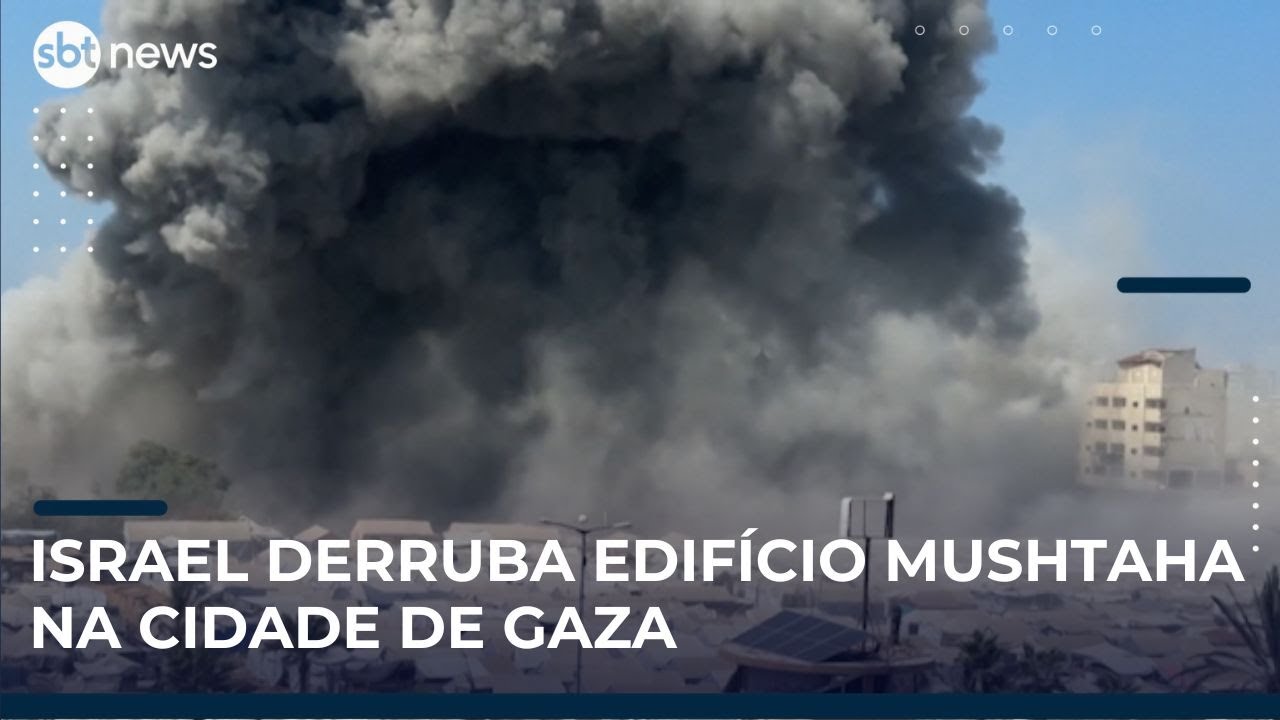Ataque israelense atinge prédio de 14 andares na Cidade de Gaza | 