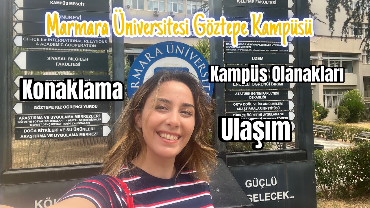 ‼️Marmara Üniversitesi Göztepe Kampüsü Turu