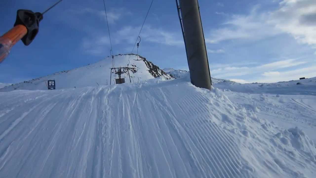 Skidåkning, lift och pist i Stendalen, Åre