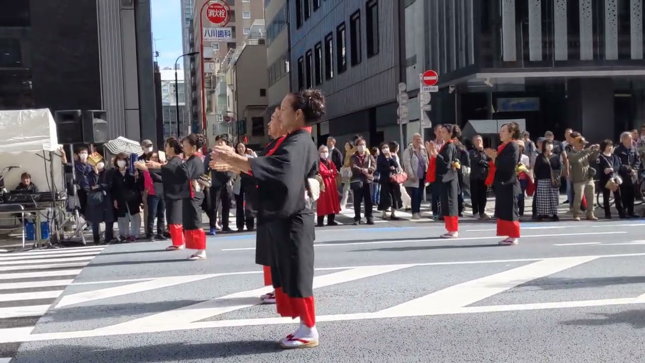 👘💃　8 #KAGOSHIMA #OHARA Matsuri Odori Ren & #SHIBUYA #ONDO #Parades 50th#Nihonbashi#Kyobashi #Fes2023