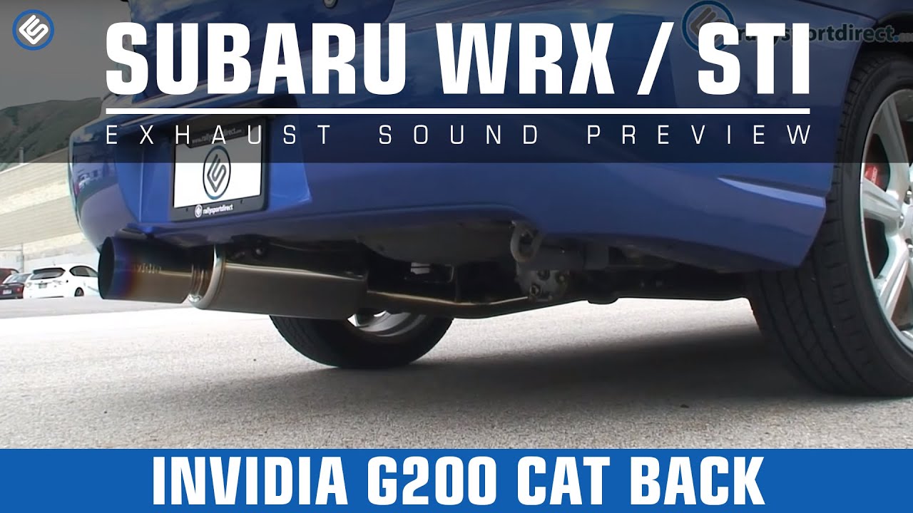 Invidia G200 Subaru 02-07 WRX / STi Exhaust Sound Clip