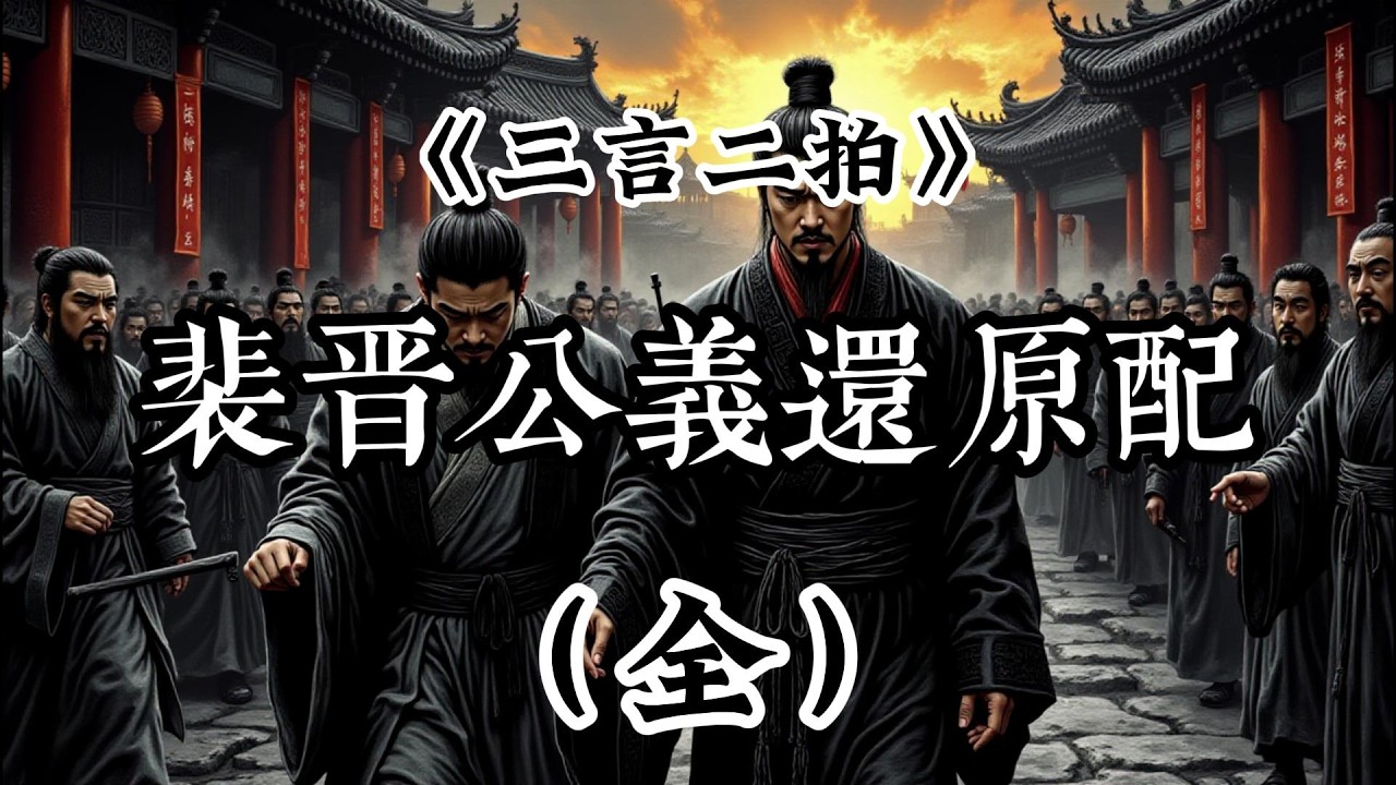 三言二拍《喻世明言》第九卷，《裴晉公義還原配》一場陰錯陽差，竟改變三個人命運！#古代故事 #故事頻道 #睡前故事