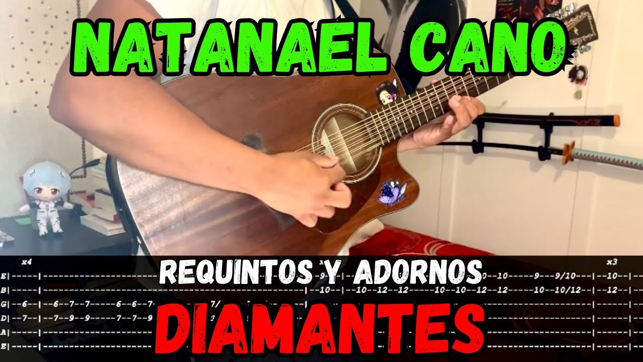 [TABS] Diamantes / Natanael Cano - Tutorial - REQUINTOS - ADORNOS - Guitarra