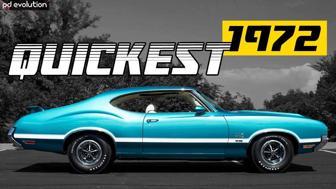 9 Fastest Muscle Cars Of 1972