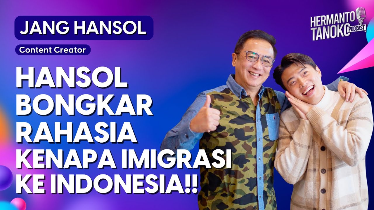 SEKELUARGA PINDAH KE INDONESIA KARENA KRISIS '98, HANSOL SAAT USIA 4TH! - Jang Hansol | Part 1