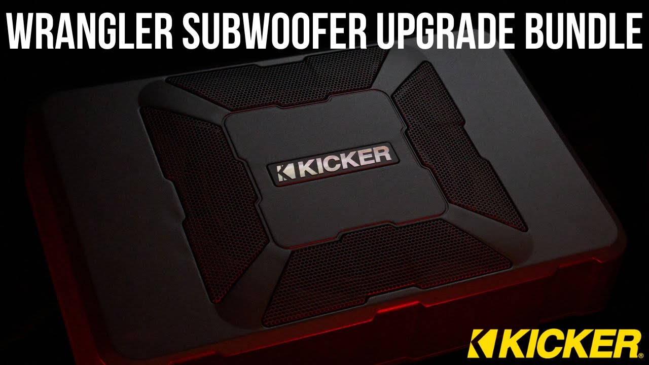 Комплект для модернизации сабвуфера Kicker | Jeep Wrangler 2007–2018 гг.