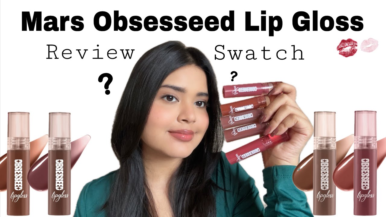 Mars Obsessed Lip Gloss #newlaunch #marscosmetics #marslipstick #lipstickshade #lipgloss #swatches 