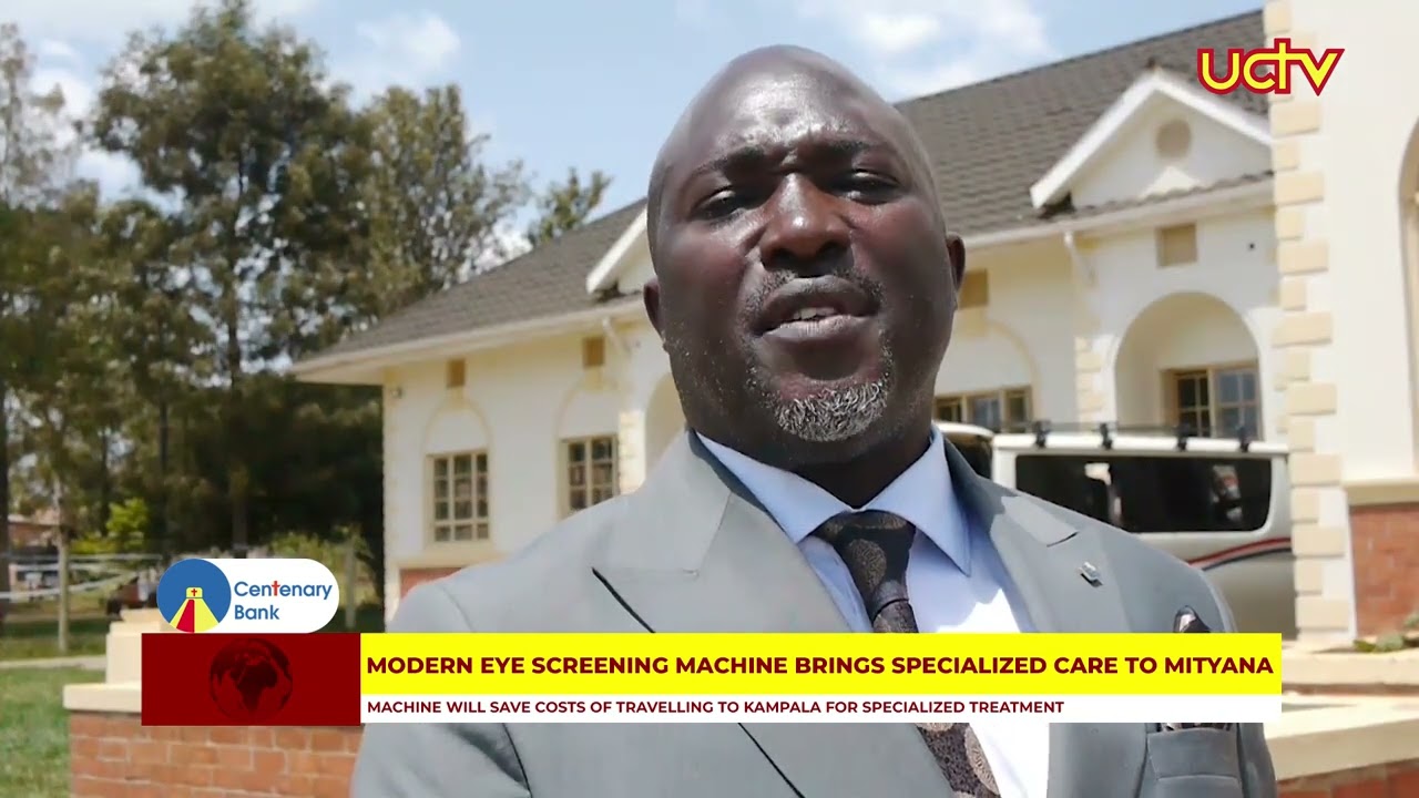 Modern Eye Screening Machine Brings Specialized Care to Mityana Patients