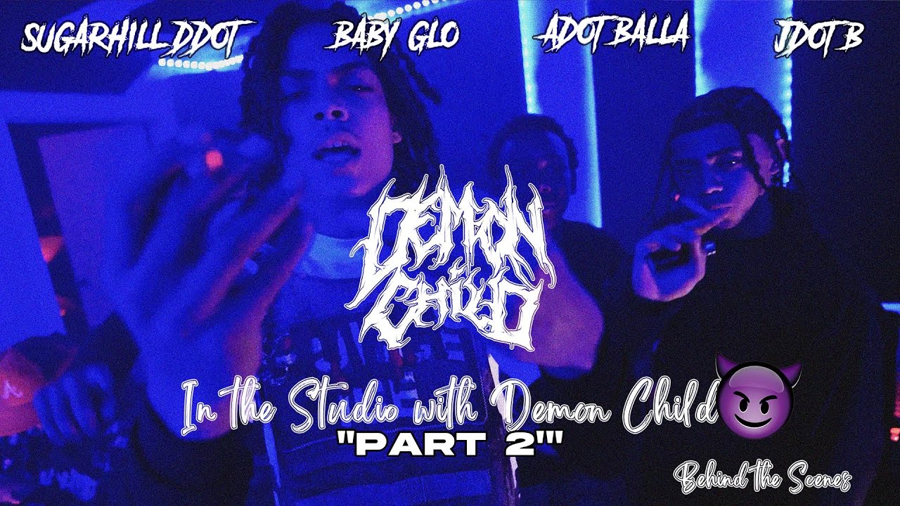 Sugarhill DDOT x Baby Glo x Adot Balla x JDot B Studio Vlog Pt. 2 (with DEMON CHILD™) 😈