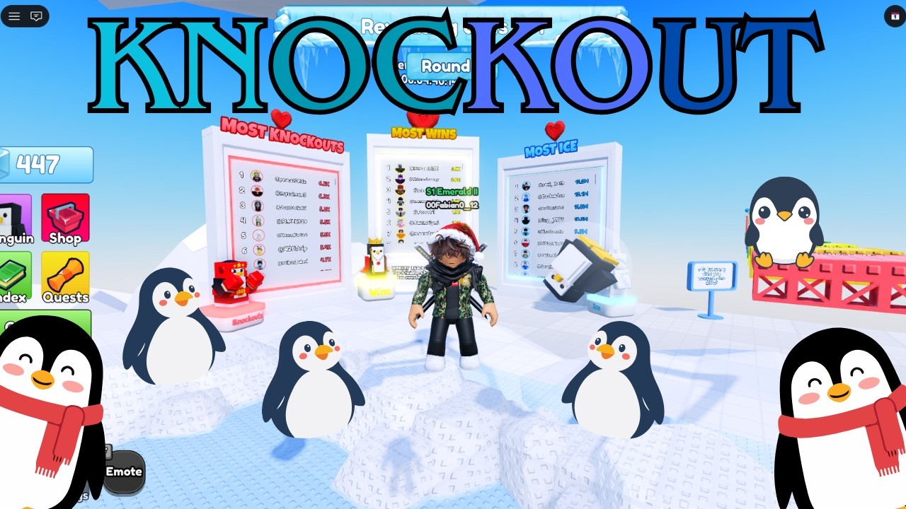 Playing Roblox Knockout