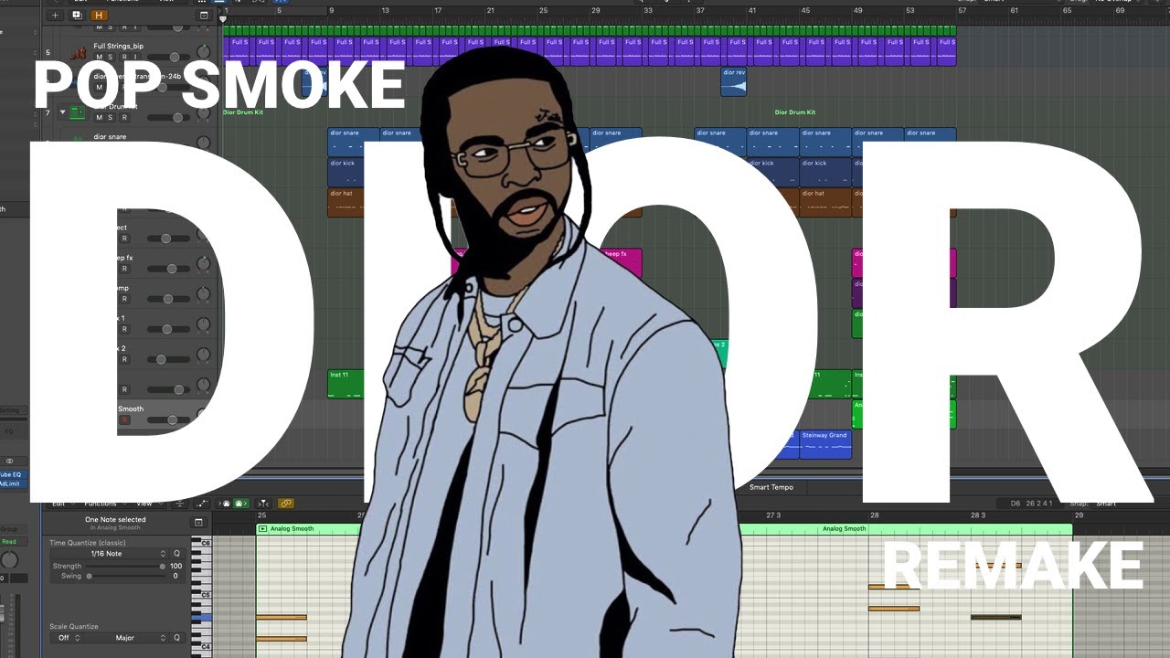 Как Pop Smoke создал «DIOR» (ремейк IAMM)