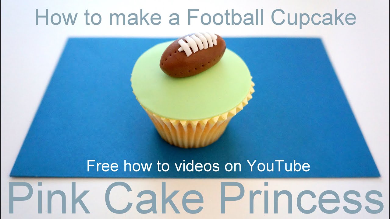 How-to make a Football Cupcake for Super Bowl XLVIII