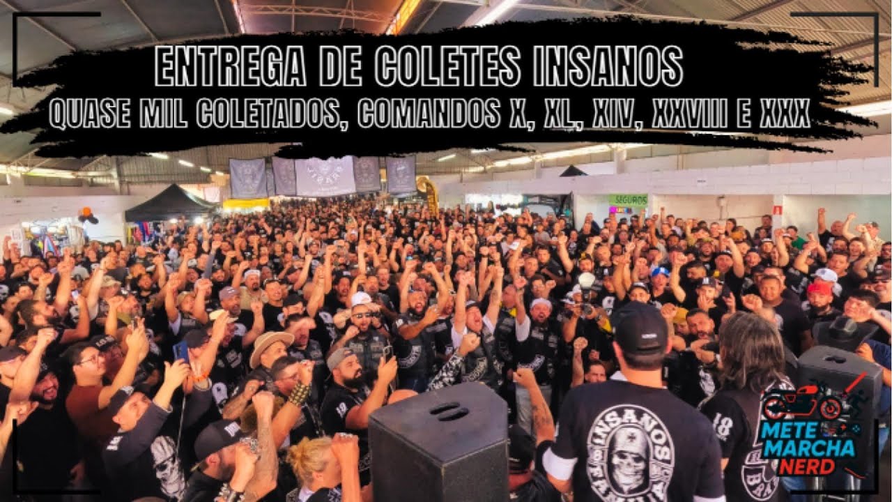 COMO É A ENTREGA DE COLETES DO MAIOR MOTOCLUBE DO MUNDO | INSANOS MC | COMANDO XL