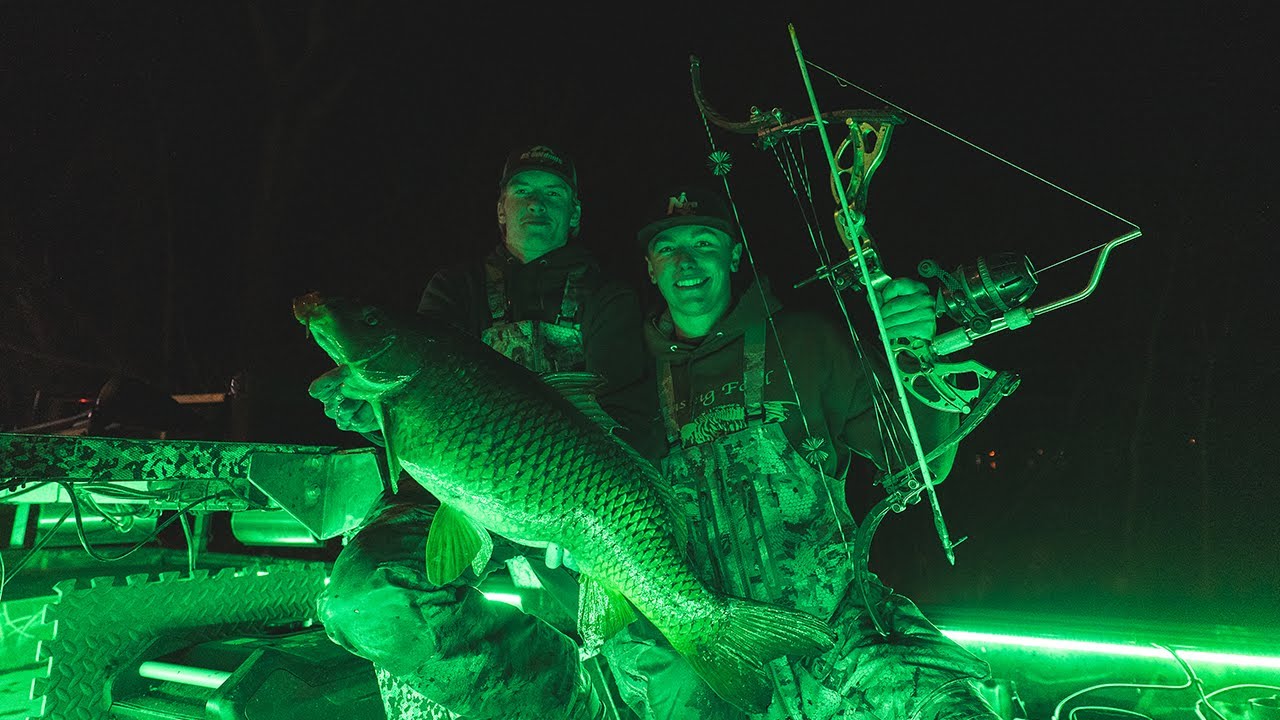 Minnesota Pre-Spawn Bowfishing | 100+ Fish Night of Large Common Carp & Dogfish