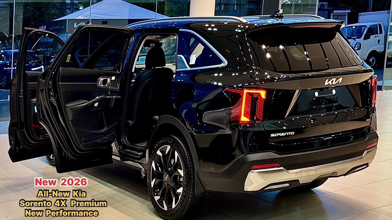 New 2026! All-New Kia Sorento 4X Premium | New Performance Comfortable Interior, Exterior Walkaround