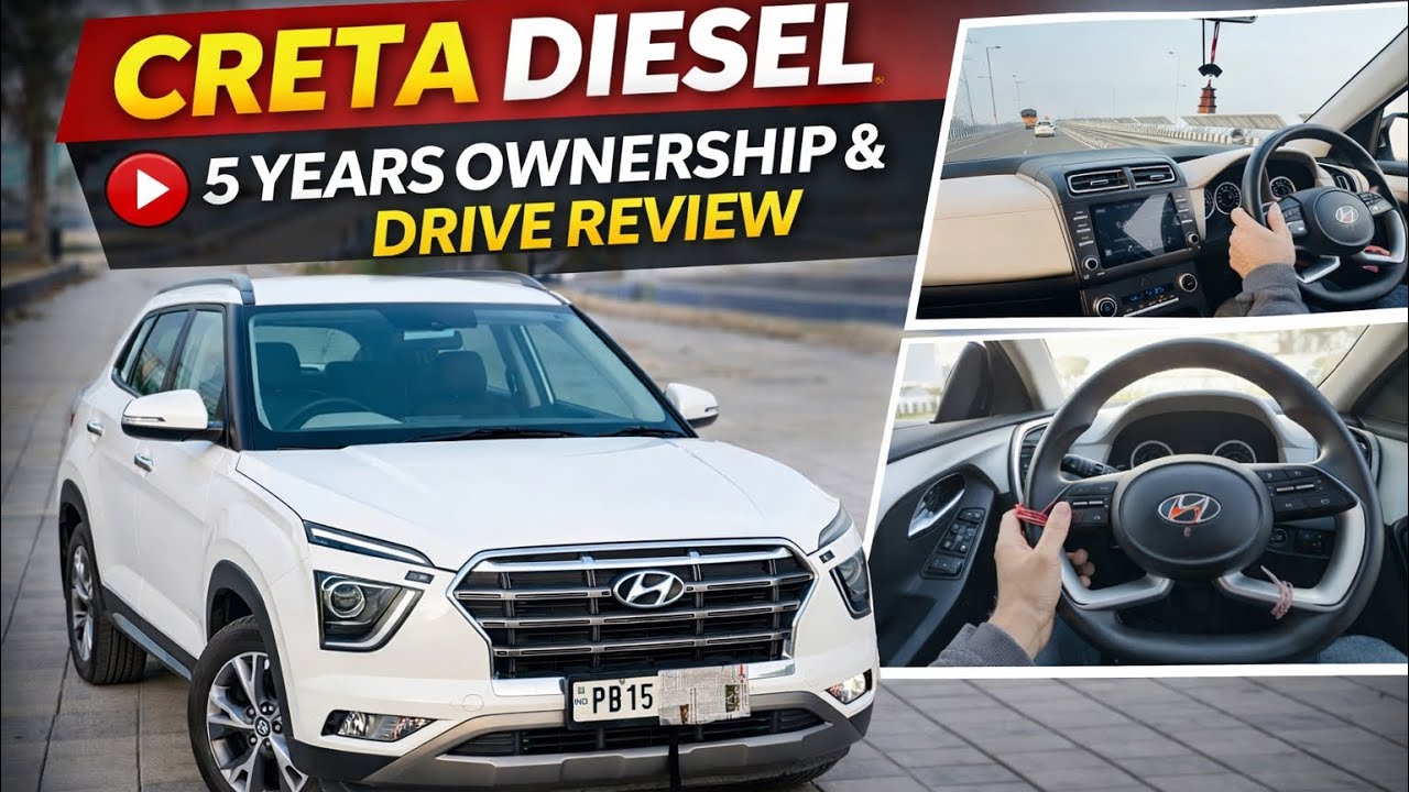 Creta Diesel🔥5 Years Ownership & Drive Review👍