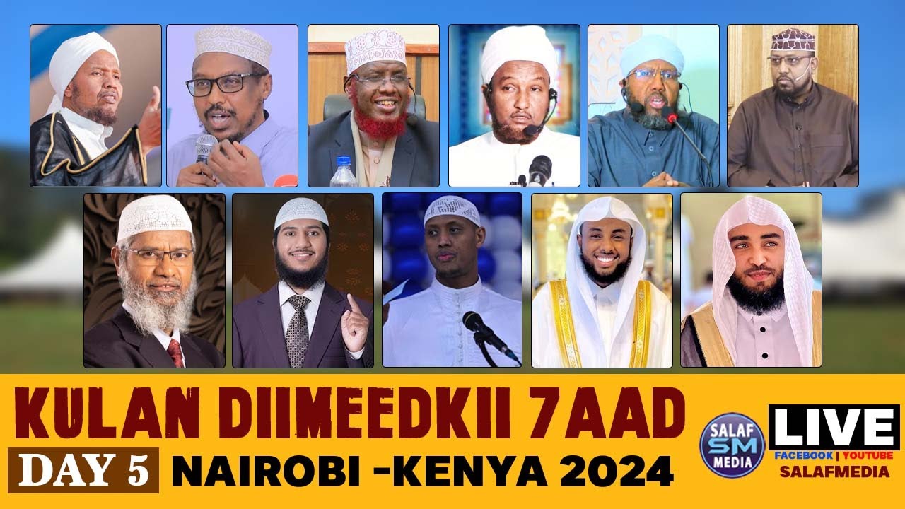 Mu'tamarkii 7aad ee Ansaaru Sunna Maalinkii 5aad 2024 Nairobi